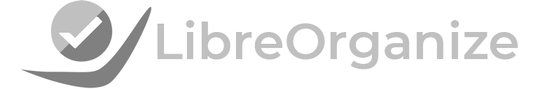 Gray LibreOrganize logo